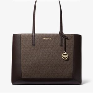Michael Kors Sallie Large Signature Logo Tote Bag